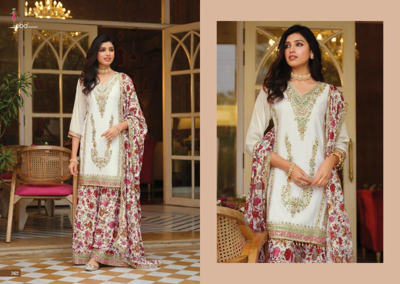 Rang Vol 3 Black And White By Eba Chinon Readymade Suits